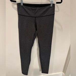 Lululemon Black & White Mini Pattern Leggings